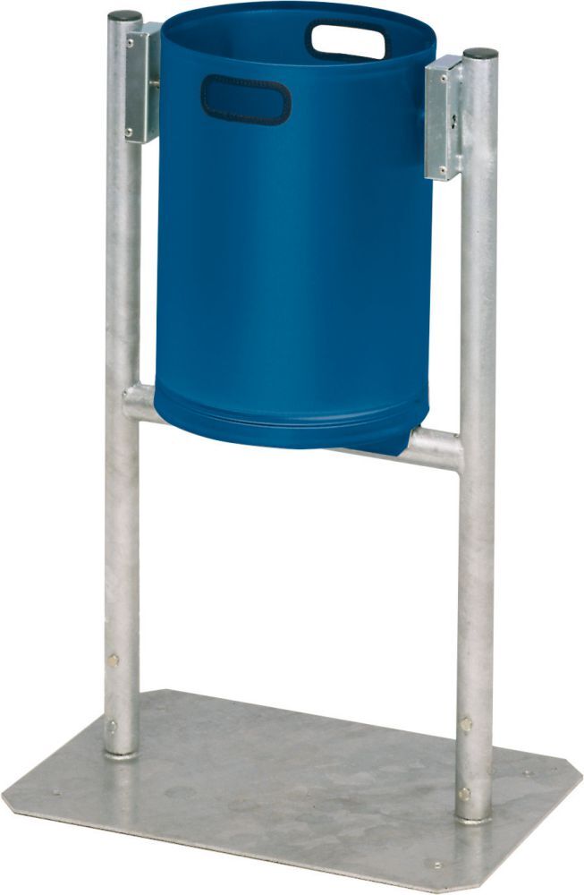 Var Abfallbehälter 30 l blau B490xT430xH900 mm Produktbild Var Abfallbehälter 30 l blau B490xT430xH900 mm