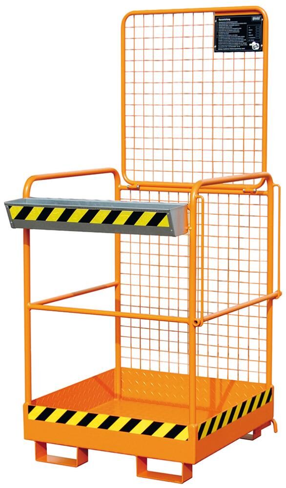 Bauer Sicherheitskorb lackiert orange RAL 2000 Produktbild Bauer Sicherheitskorb lackiert orange RAL 2000