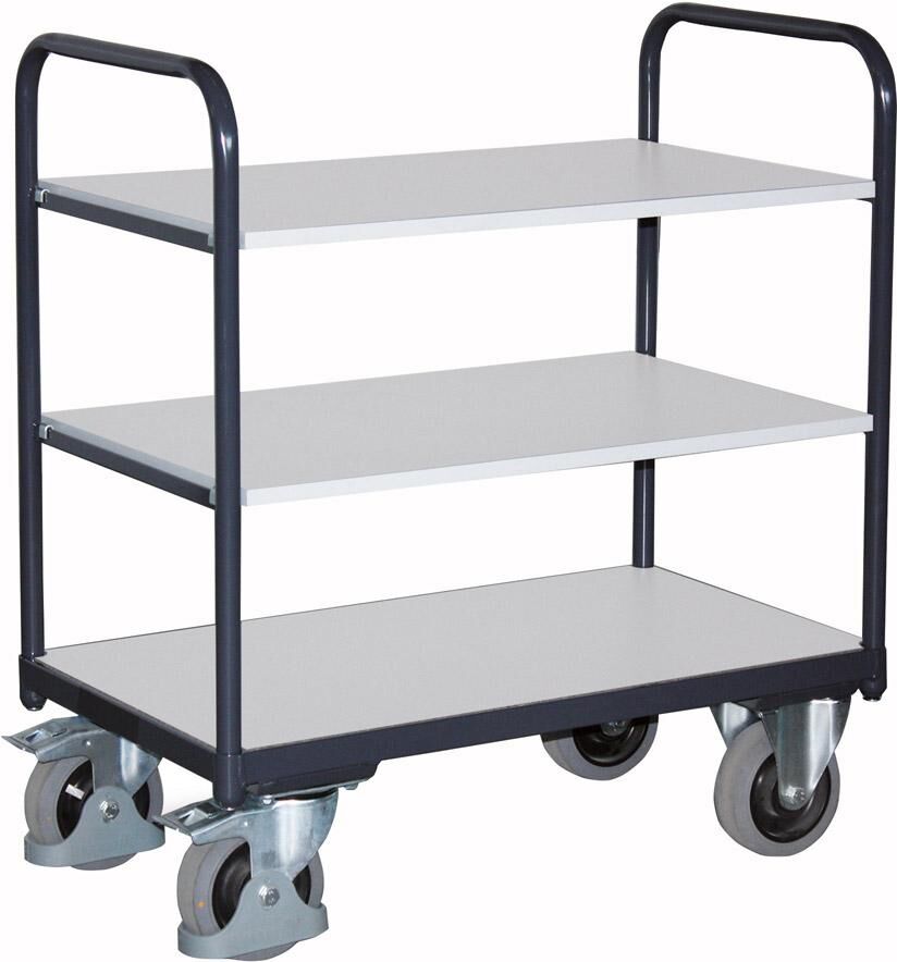 Variofit Etagenwagen niedrig, ESD 1060 x 700 x 986 mm Produktbild Variofit Etagenwagen niedrig, ESD 1060 x 700 x 986 mm