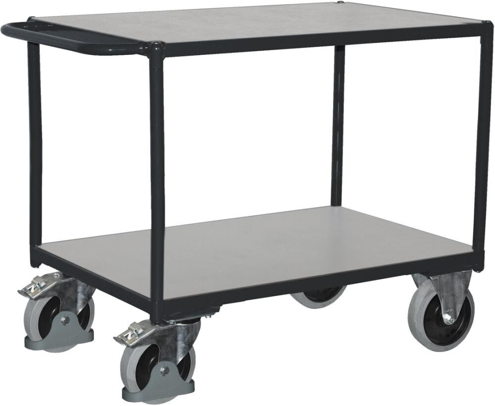 Variofit Schwerer Tischwagen 2 Ladeflächen, ESD1190 x 600 x 915 mm Produktbild Variofit Schwerer Tischwagen 2 Ladeflächen, ESD1190 x 600 x 915 mm
