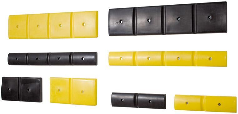 Asecos Wand-Schutzprofil 500 breit PE gelb VE 2 St Produktbild Asecos Wand-Schutzprofil 500 breit PE gelb VE 2 St