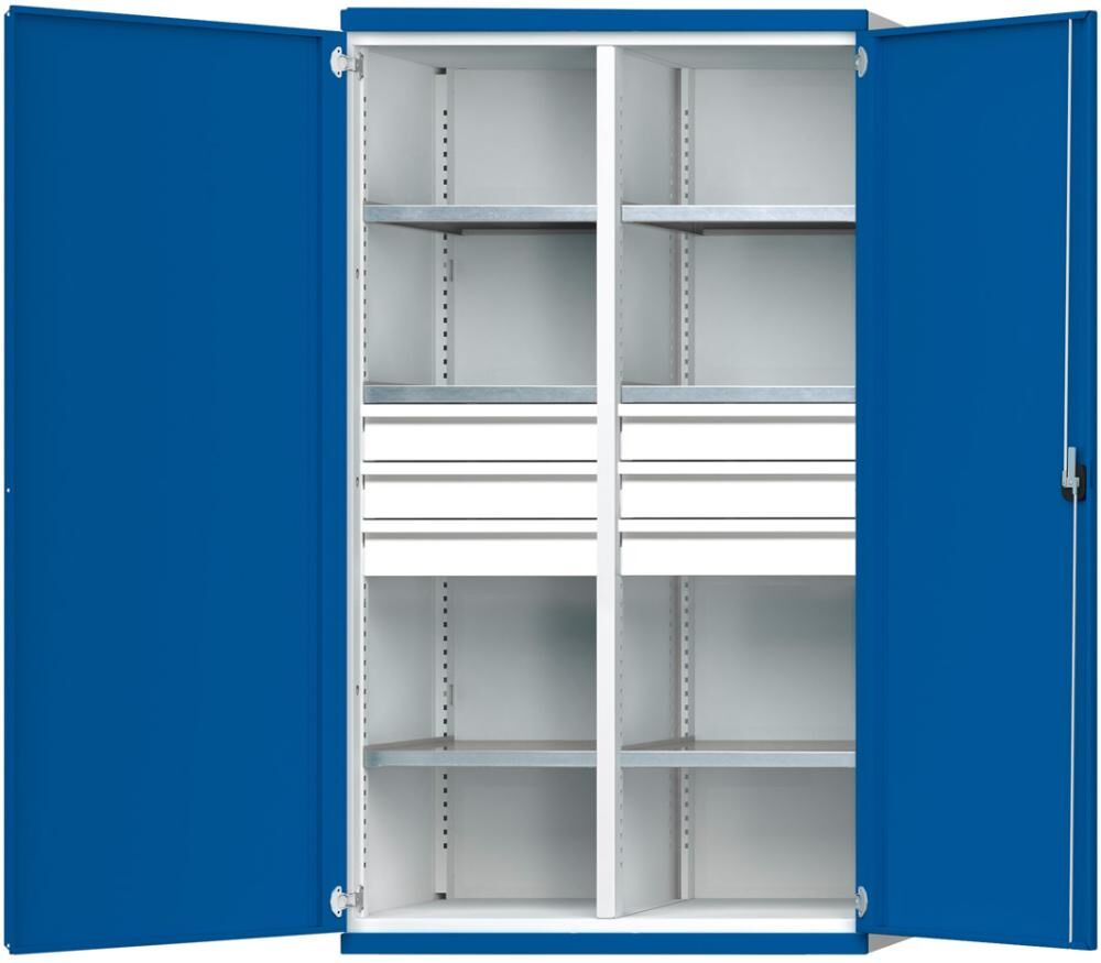 Anke Schwerlastschrank 1950x1085x690mm 6 Fachböden 6 Schubladen Produktbild Anke Schwerlastschrank 1950x1085x690mm 6 Fachböden 6 Schubladen