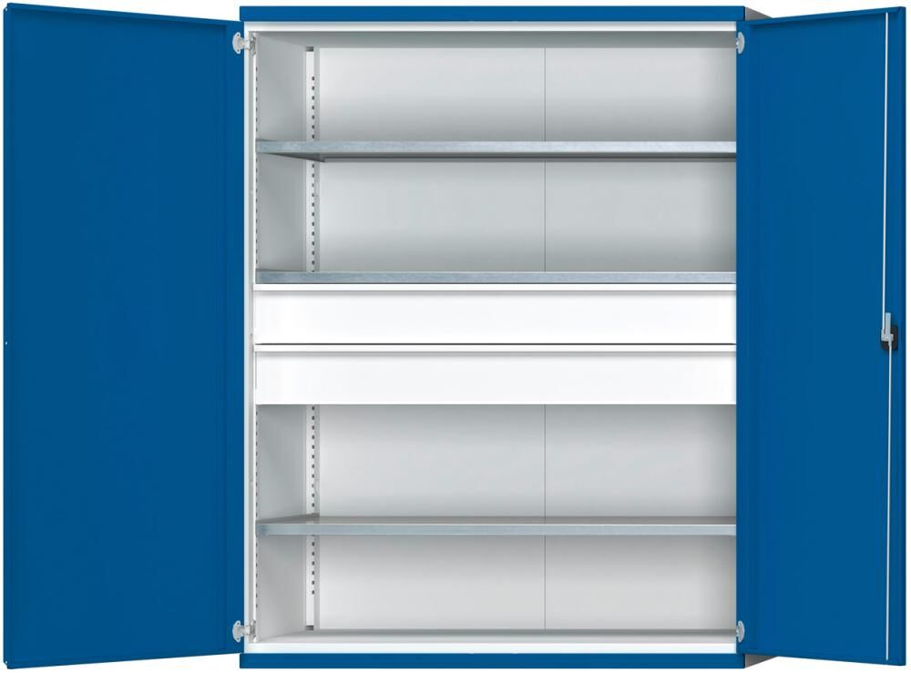 Anke Schwerlastschrank 1950x1485x690mm 3 Fachböden 2 Schuladen FH 180 mm Produktbild Anke Schwerlastschrank 1950x1485x690mm 3 Fachböden 2 Schuladen FH 180 mm