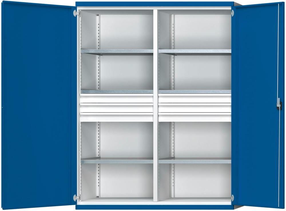 Anke Schwerlastschrank 1950x1485x690mm 6 Fachböden 6 Schubladen Produktbild Anke Schwerlastschrank 1950x1485x690mm 6 Fachböden 6 Schubladen