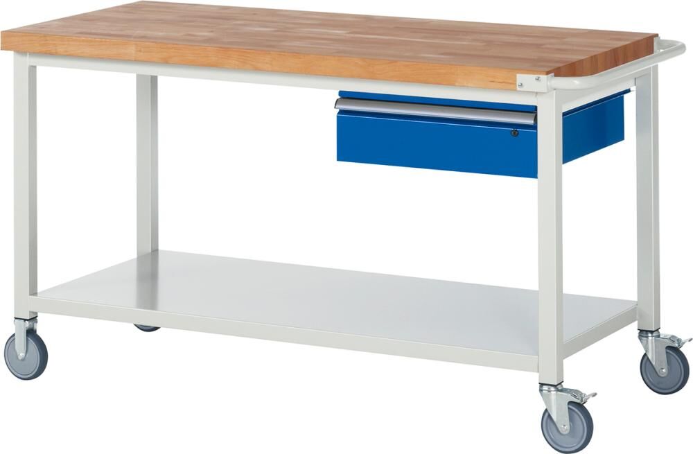 RAU Fahrbare Werkbank Modell 8001 B 1500xT 700xH 880mm Produktbild RAU Fahrbare Werkbank Modell 8001 B 1500xT 700xH 880mm