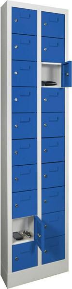 Pavoy Kleinfachschrank 20 FächerTüren glatt, 7035 Produktbild Pavoy Kleinfachschrank 20 FächerTüren glatt, 7035