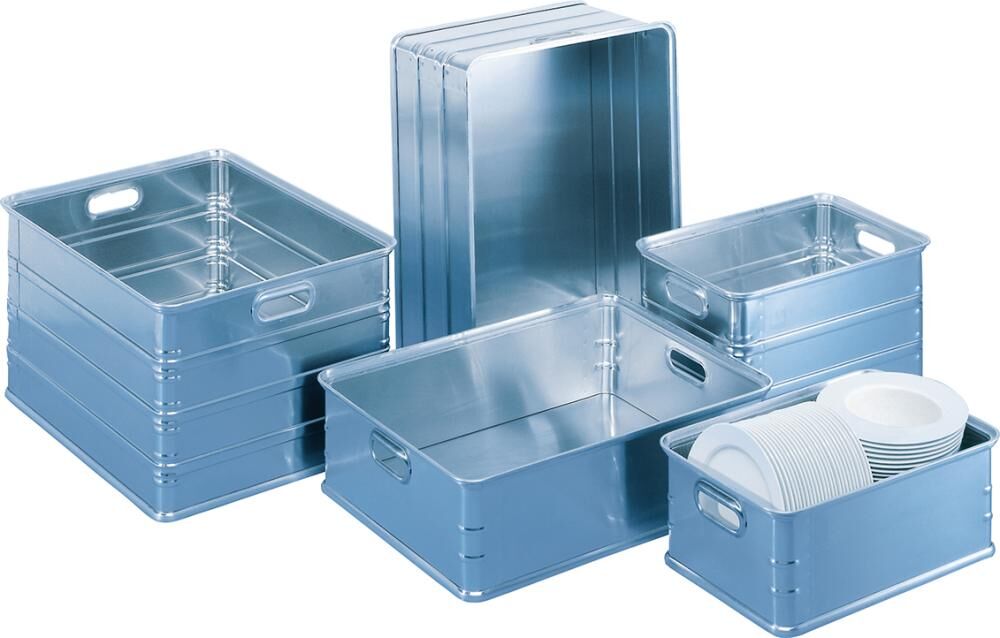 ZARGES Transportkasten aus Aluminium Inhalt 117 L Produktbild ZARGES Transportkasten aus Aluminium Inhalt 117 L