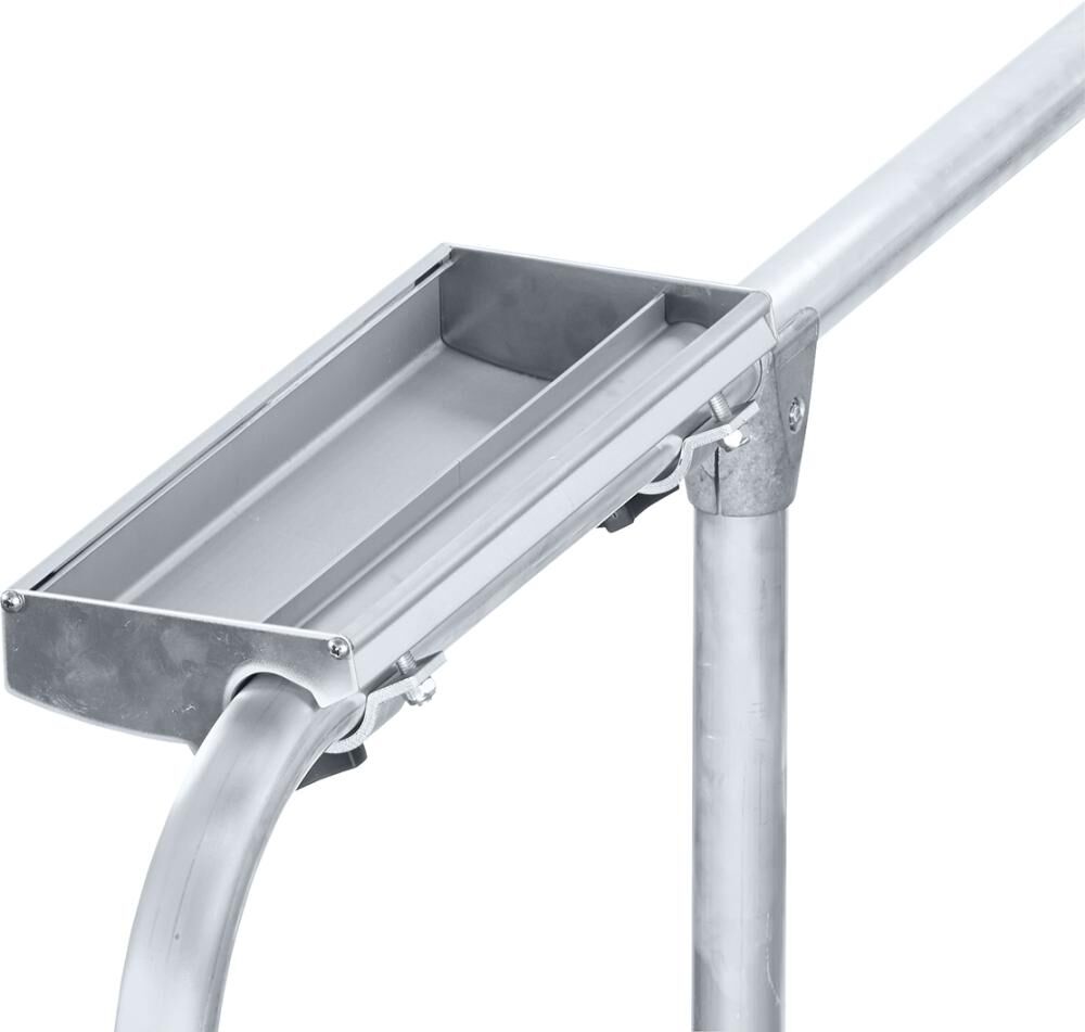 ZARGES Ablageschale, klein Z600 für Geländerrohr 36-40 mm Produktbild ZARGES Ablageschale, klein Z600 für Geländerrohr 36-40 mm