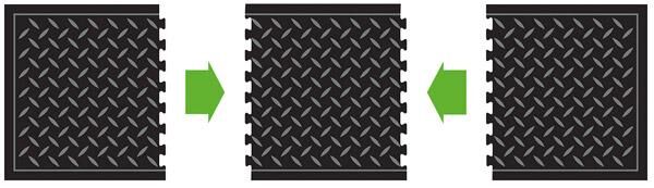 Miltex Yoga Lock Einzelmatte 78 x 71 cm schwarz Produktbild Miltex Yoga Lock Einzelmatte 78 x 71 cm schwarz bild 9