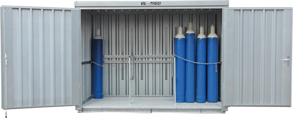 Säbu Gasflaschenmagazin 348 m Boden 3005x2170x2250 Produktbild Säbu Gasflaschenmagazin 348 m Boden 3005x2170x2250