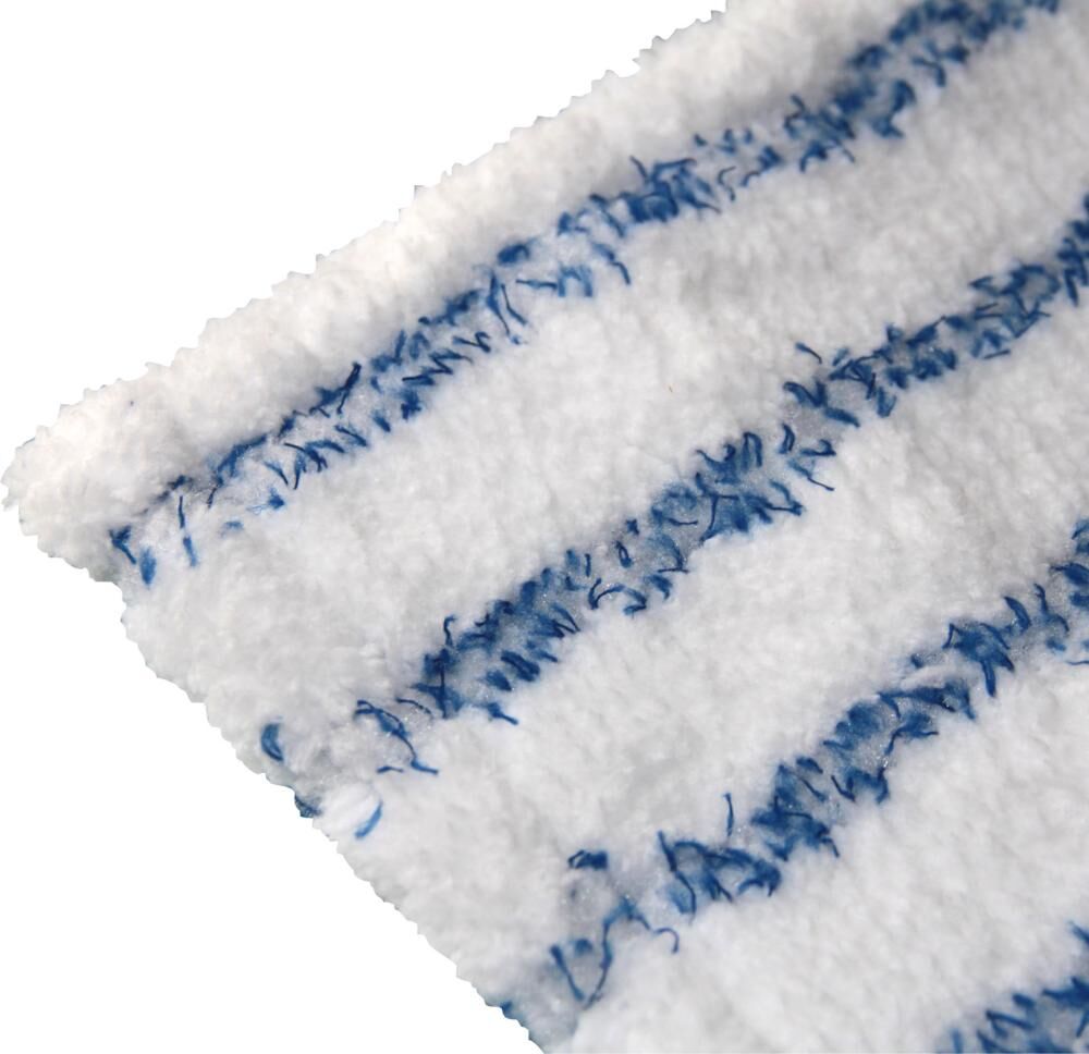 Premium-Mikrofasermopp 40cm, weiß-blau Premium-Mikrofasermopp 40cm, weiß-blau