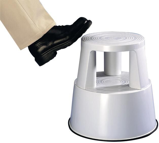 Rollhocker Step Kst., lichtgrau Produktbild Rollhocker Step Kst., lichtgrau bild 3