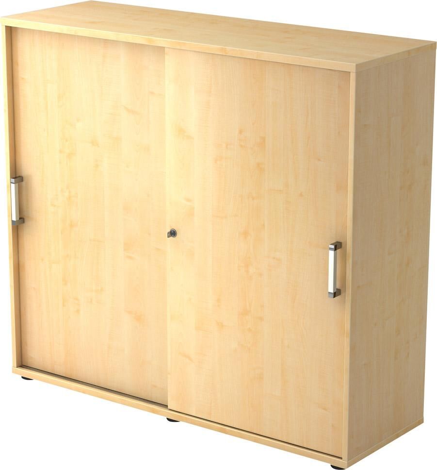 Hammerbacher Schiebetürenschrank Ahorn /Ahorn 3 Ordnerhöhen Produktbild Hammerbacher Schiebetürenschrank Ahorn /Ahorn 3 Ordnerhöhen