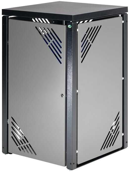 Var Müllbehälterschrank MBS 1, silber Produktbild Var Müllbehälterschrank MBS 1, silber bild 2