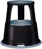 Rollhocker Metall schwarz Produktbild Rollhocker Metall schwarz