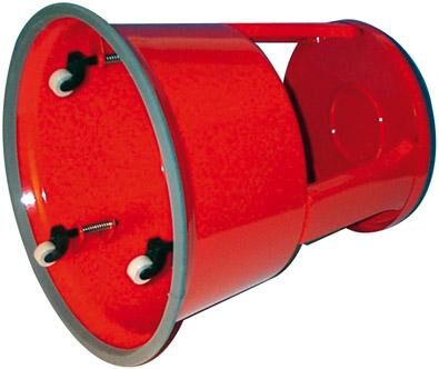 Rollhocker Metall rot Rollhocker Metall rot