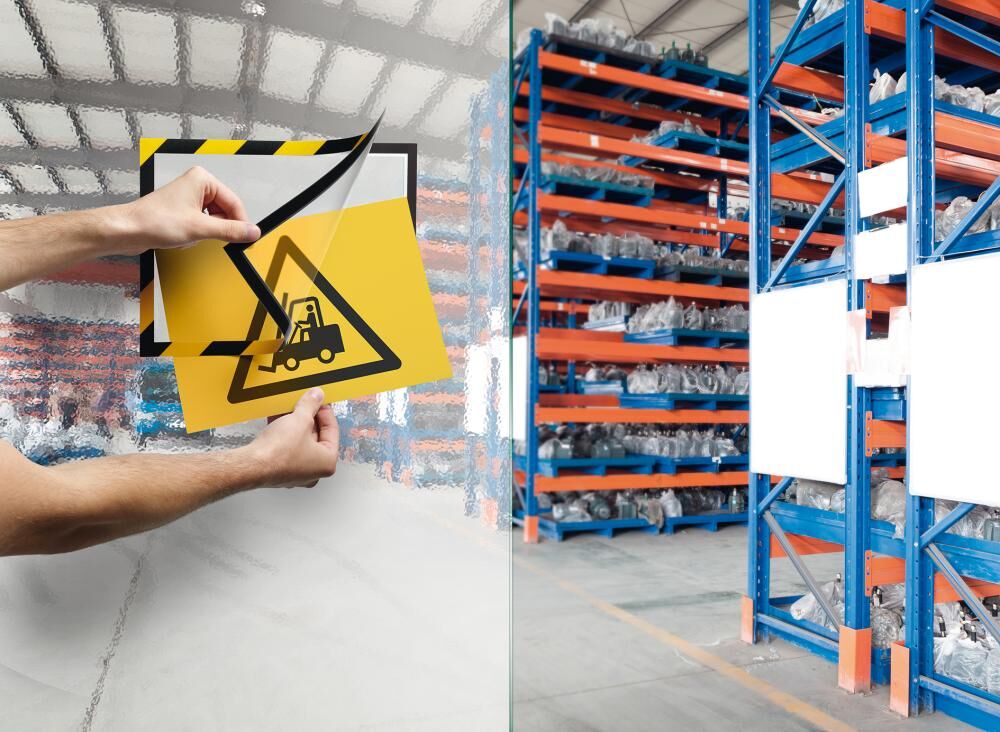 Magnetrahmen SECURITY A4 DURAFRAME rot/weiß Produktbild Magnetrahmen SECURITY A4 DURAFRAME rot/weiß bild 3