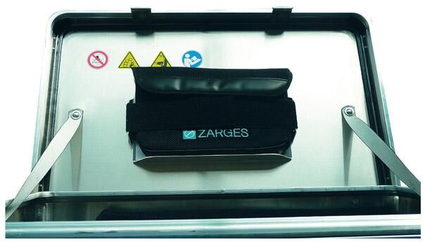 ZARGES Deckeltasche klein ca. 260x150x40mm Produktbild ZARGES Deckeltasche klein ca. 260x150x40mm