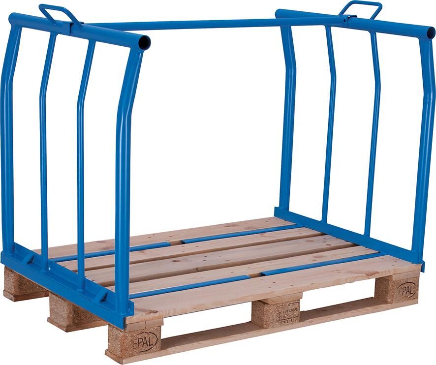 Palettenaufsatz Typ 66 Nutzhöhe 1200 mm RAL 5012 Produktbild Palettenaufsatz Typ 66 Nutzhöhe 1200 mm RAL 5012