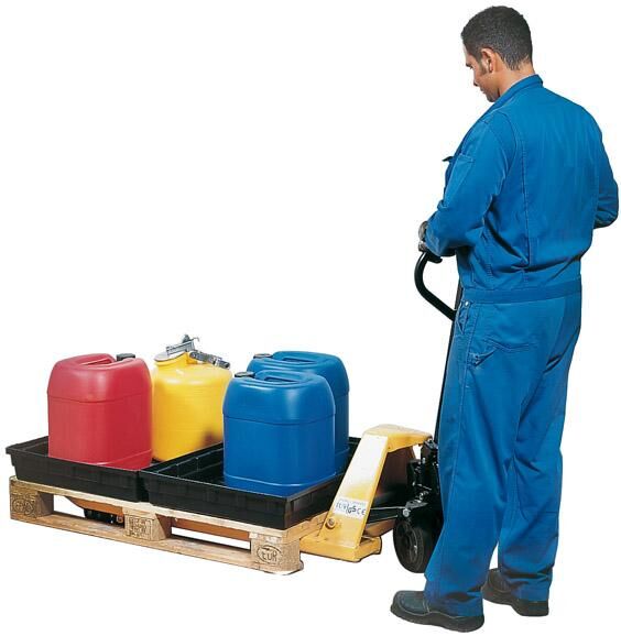 Asecos Kleingebindewanne PE 1194x838x139, 109 L Produktbild Asecos Kleingebindewanne PE 1194x838x139, 109 L bild 2