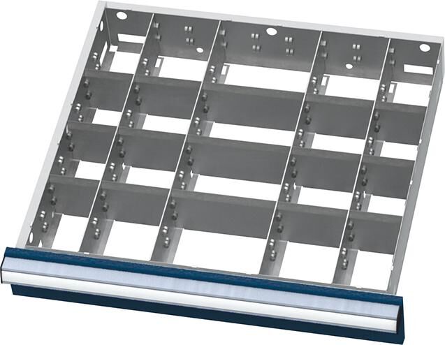 Forum Metalleinteilungen FS6 150/175mm 20 Fächer für Schubladen Produktbild Forum Metalleinteilungen FS6 150/175mm 20 Fächer für Schubladen