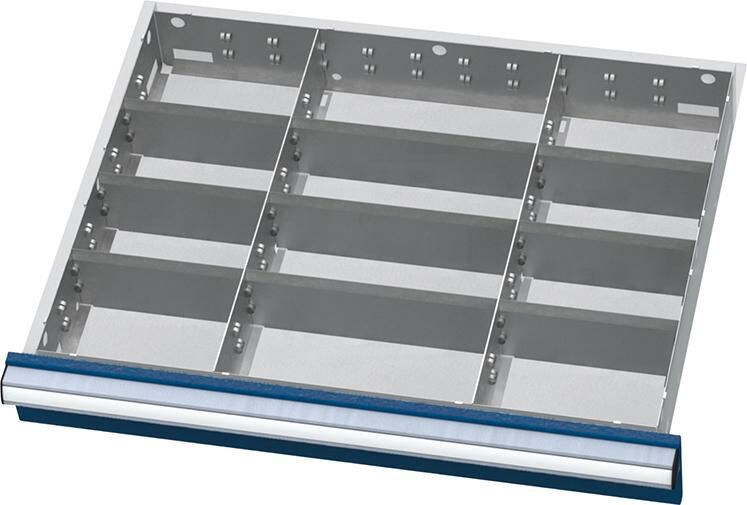 Forum Metalleinteilungen FS7 100/125mm 12 Fächer für Schubladen Produktbild Forum Metalleinteilungen FS7 100/125mm 12 Fächer für Schubladen