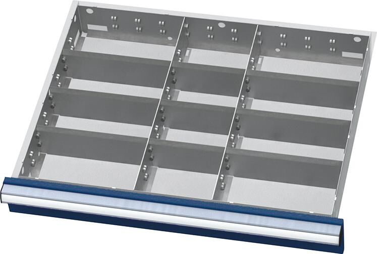 Forum Metalleinteilungen FS7 75mm 20 Fächer für Schubladen Produktbild Forum Metalleinteilungen FS7 75mm 20 Fächer für Schubladen