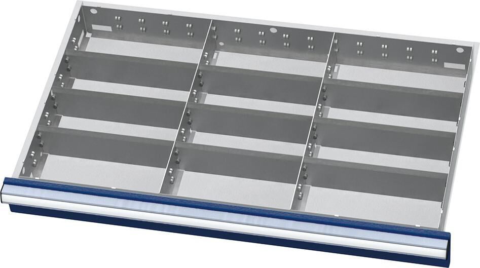 Forum Metalleinteilungen FS9 150/175mm 12 Fächer für Schubladen Produktbild Forum Metalleinteilungen FS9 150/175mm 12 Fächer für Schubladen