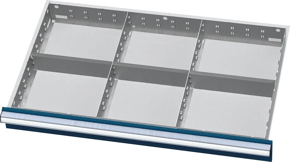 Forum Metalleinteilungen FS9 150/175mm 6 Fächer für Schubladen Produktbild Forum Metalleinteilungen FS9 150/175mm 6 Fächer für Schubladen