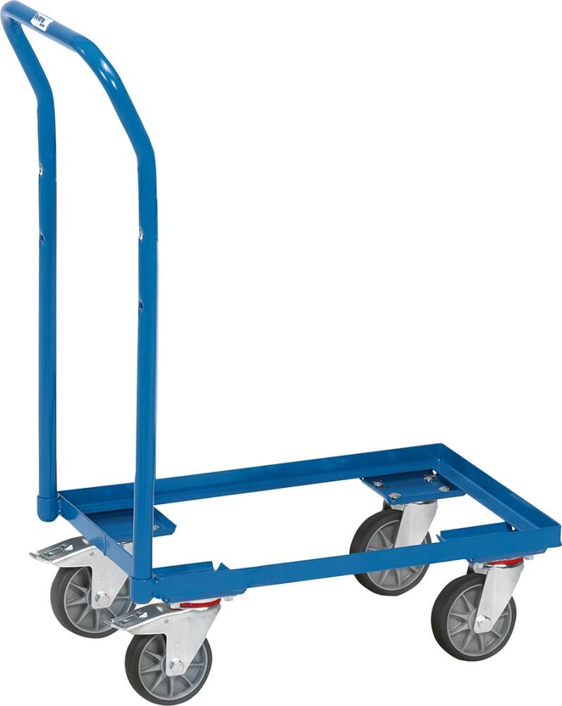 FETRA Eurokasten Roller mit Griff Ladefläche 605 x 405 mm Produktbild FETRA Eurokasten Roller mit Griff Ladefläche 605 x 405 mm