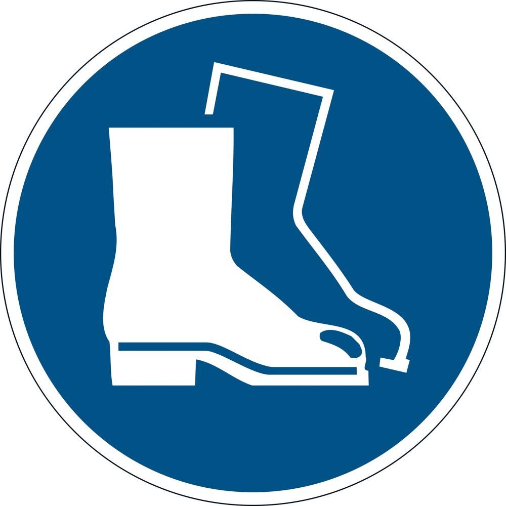Symbol Fussschutz benutzen Produktbild Symbol Fussschutz benutzen