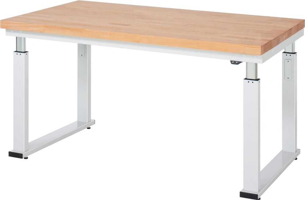 Rau Werkbank adlatus Buche stufenlos verstellbar 1500x900x740-1140mm Produktbild Rau Werkbank adlatus Buche stufenlos verstellbar 1500x900x740-1140mm