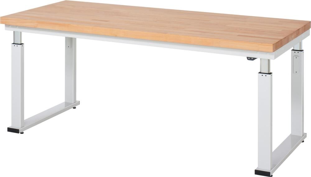 Rau Werkbank adlatus Buche stufenlos verstellbar 2000x900x740-1140mm Produktbild Rau Werkbank adlatus Buche stufenlos verstellbar 2000x900x740-1140mm