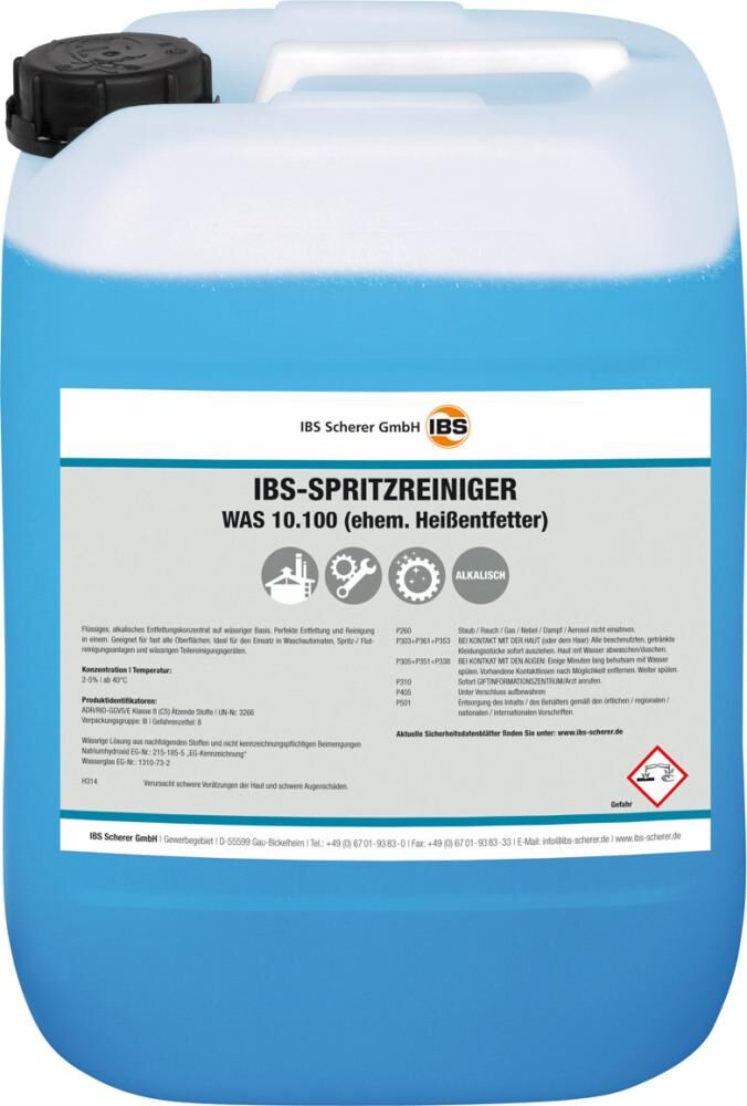 IBS Scherer Spritzreiniger WAS 10.100 20L Kanister Produktbild IBS Scherer Spritzreiniger WAS 10.100 20L Kanister