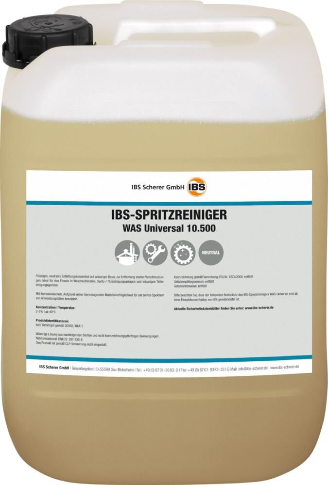 IBS Scherer Spritzreiniger WAS 10.500 20L Kanister Produktbild IBS Scherer Spritzreiniger WAS 10.500 20L Kanister