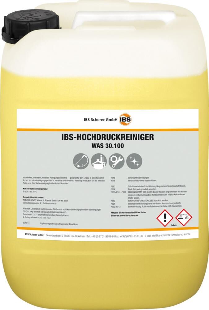 IBS Scherer Hochdruckreinigungsmittel Reiniger WAS 30.100 200L Fass Produktbild IBS Scherer Hochdruckreinigungsmittel Reiniger WAS 30.100 200L Fass