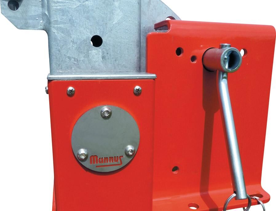 Mannus Wegesperre 450 rot weiss 4,66 m lichte Weite Beton Produktbild Mannus Wegesperre 450 rot weiss 4,66 m lichte Weite Beton bild 3