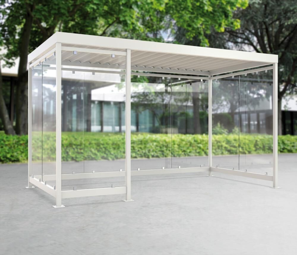 Wsm Raucherunterstand Köln K 4 c/b Produktbild Wsm Raucherunterstand Köln K 4 c/b