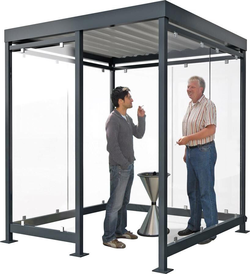 Wsm Raucherunterstand Köln K 2 c/b Produktbild Wsm Raucherunterstand Köln K 2 c/b