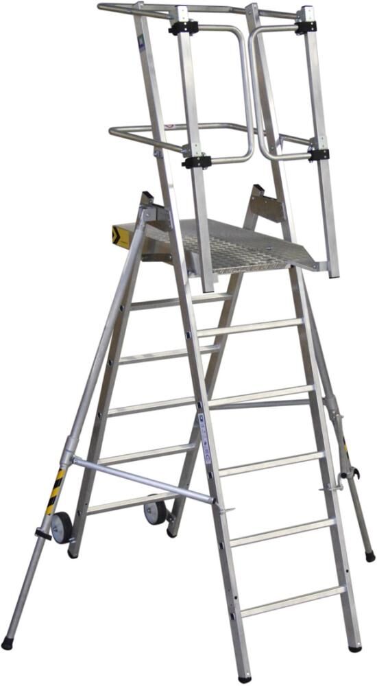 Günzburger Plattformleiter flexxStep Standard ohne Teleskopaufsatz 5 Sprossen Produktbild Günzburger Plattformleiter flexxStep Standard ohne Teleskopaufsatz 5 Sprossen