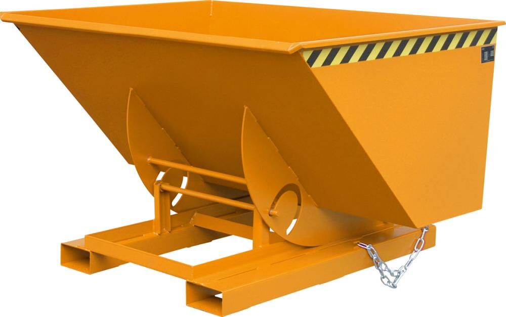 Bauer Kippbehälter 1,50 qm lackiert orange Produktbild Bauer Kippbehälter 1,50 qm lackiert orange