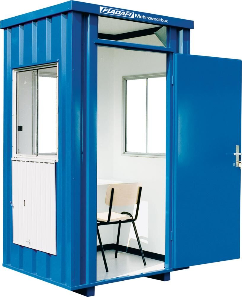 Säbu Mehrzweckbox mit Leichtmetall Schiebefenstür und Einrichtung Produktbild Säbu Mehrzweckbox mit Leichtmetall Schiebefenstür und Einrichtung bild 2