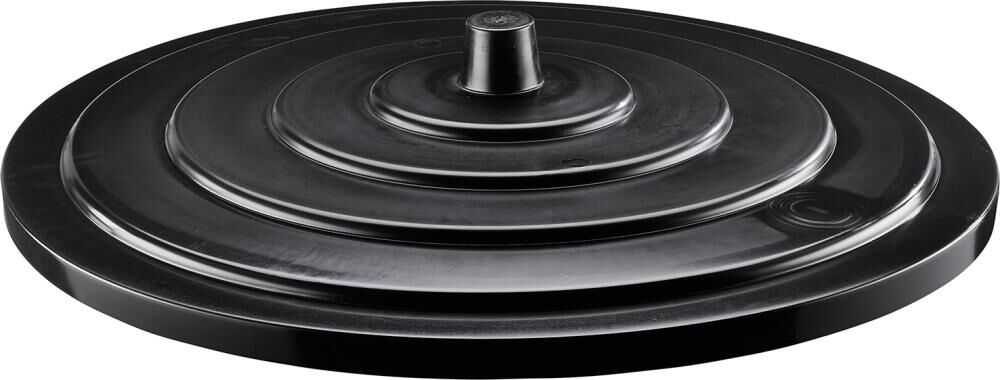 Alpha Deckel für Tonne schwarz für 150 Liter Tonne Produktbild Alpha Deckel für Tonne schwarz für 150 Liter Tonne