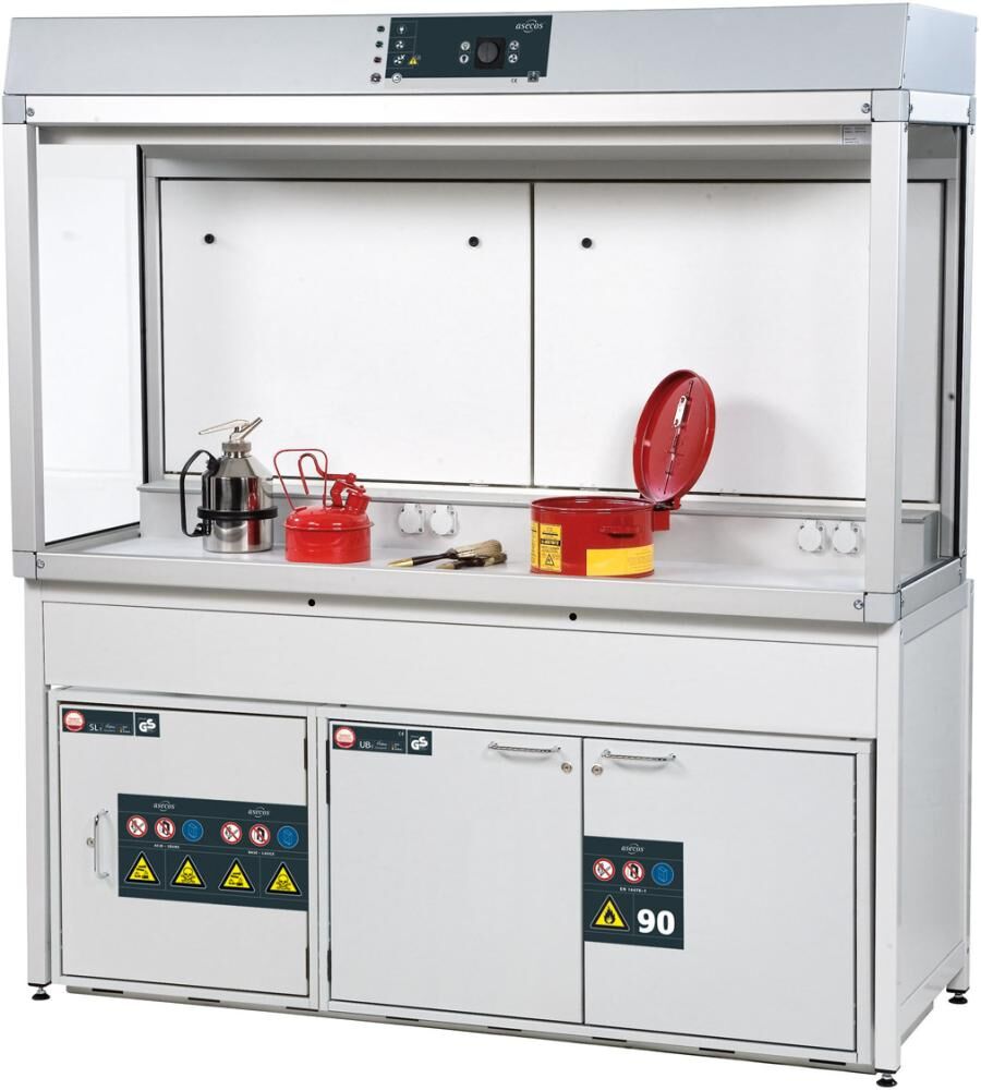 Asecos Basic Modul B 3 1800x600x1100mm Produktbild Asecos Basic Modul B 3 1800x600x1100mm bild 4