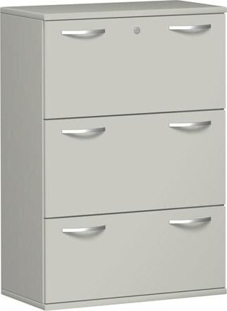 Geramöbel Registraturschrank Pro N-10HR308-LL Lichtgrau Produktbild Geramöbel Registraturschrank Pro N-10HR308-LL Lichtgrau