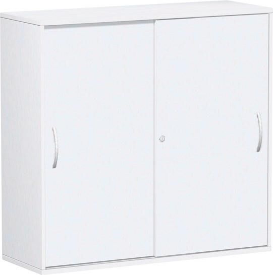 Geramöbel Schiebetürenschrank Flex 1182 x 1200 x 425 mm weiß Produktbild Geramöbel Schiebetürenschrank Flex 1182 x 1200 x 425 mm weiß