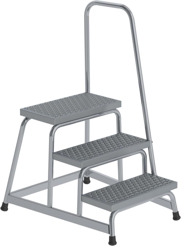 Günzburger Alu Arbeitspodest R13 starr mit Handlauf 3 Stufen Produktbild Günzburger Alu Arbeitspodest R13 starr mit Handlauf 3 Stufen