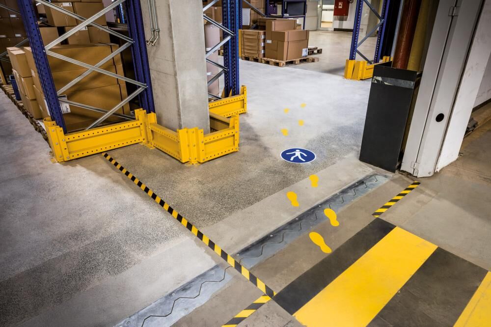 Bodenmarkierung Form Fuß Produktbild Bodenmarkierung Form Fuß bild 3