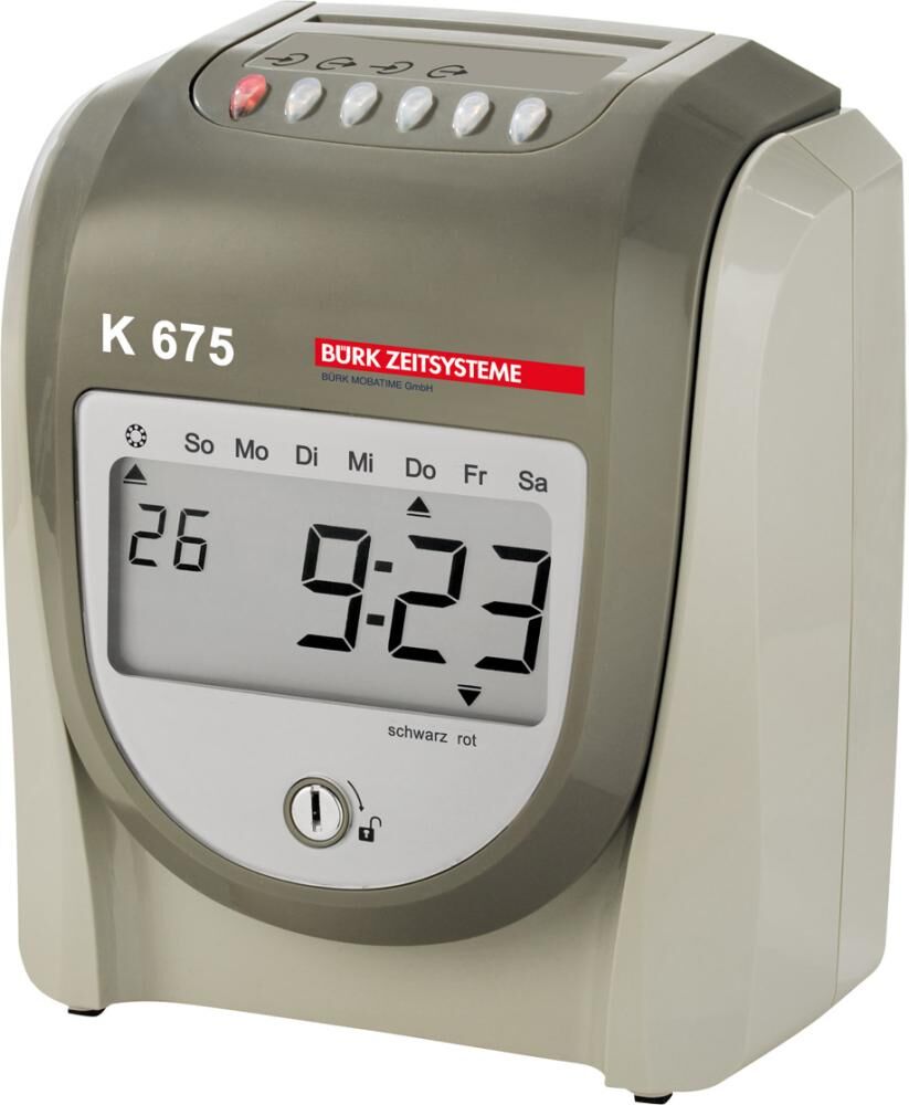 Bürk Mobatime Zeiterfassungsgerät K 675 Produktbild Bürk Mobatime Zeiterfassungsgerät K 675