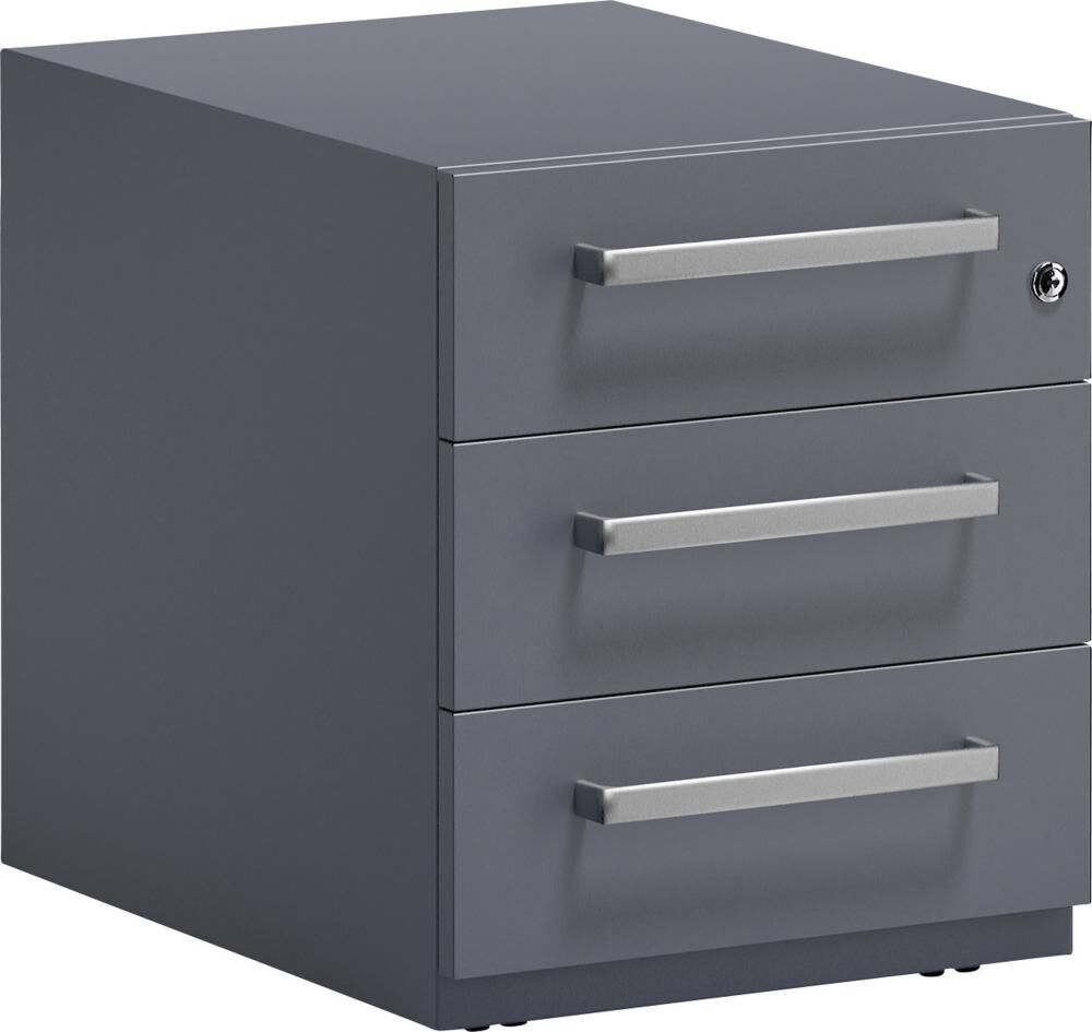 Bisley Rollcontainer Note 495x420x565 mm anthrazitgrau Produktbild Bisley Rollcontainer Note 495x420x565 mm anthrazitgrau bild 3